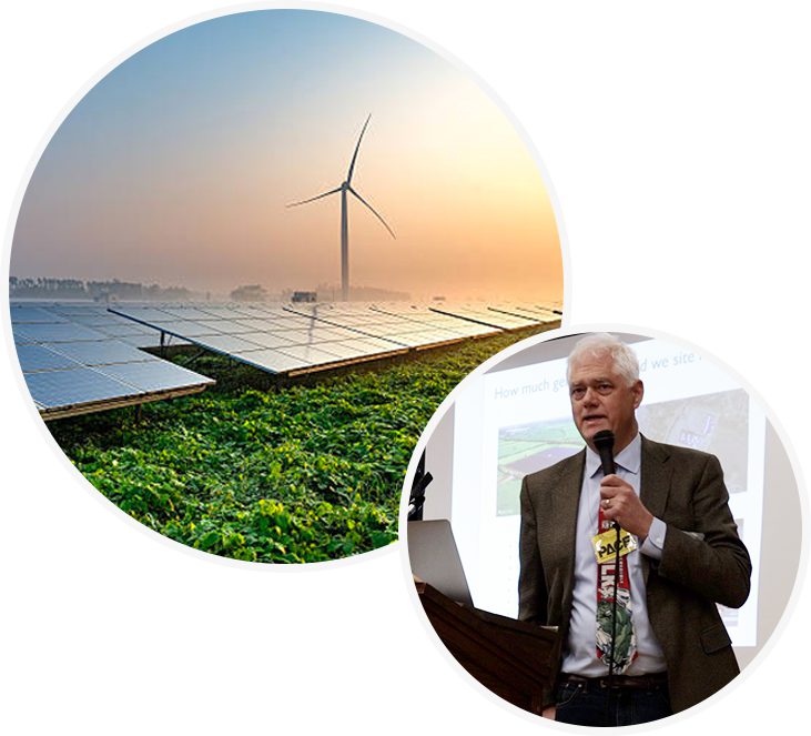 Solar Panels and Wind Farms